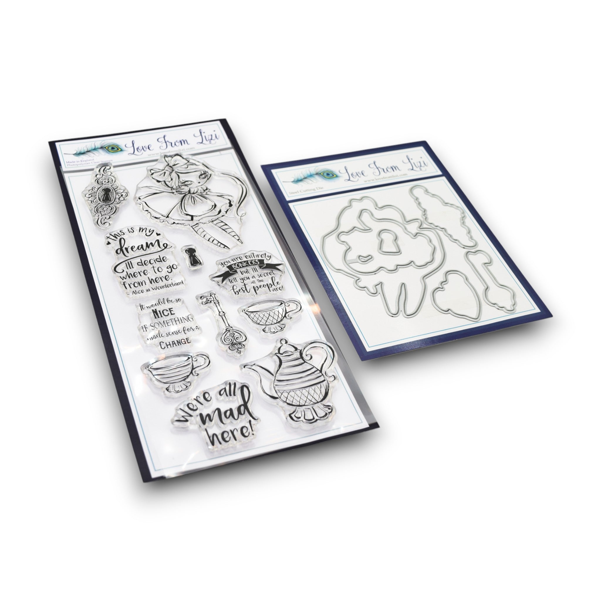 We're All Mad Here - Stamp & Die Set